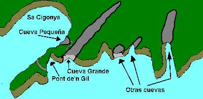 Croquis de los alrededores de Pont d'en Gil
